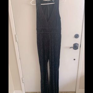 Forever 21 bell bottom jump suit